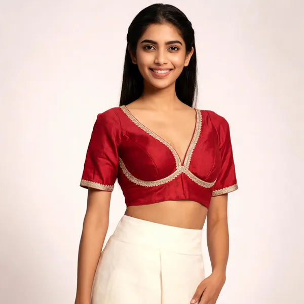 Red_Silk_Blouse_For_Women