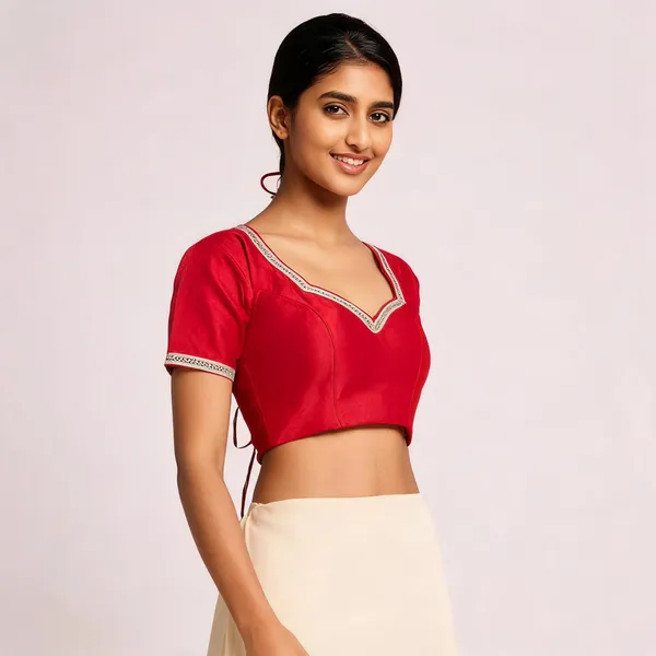 Red_Silk_Blouse_For_Women
