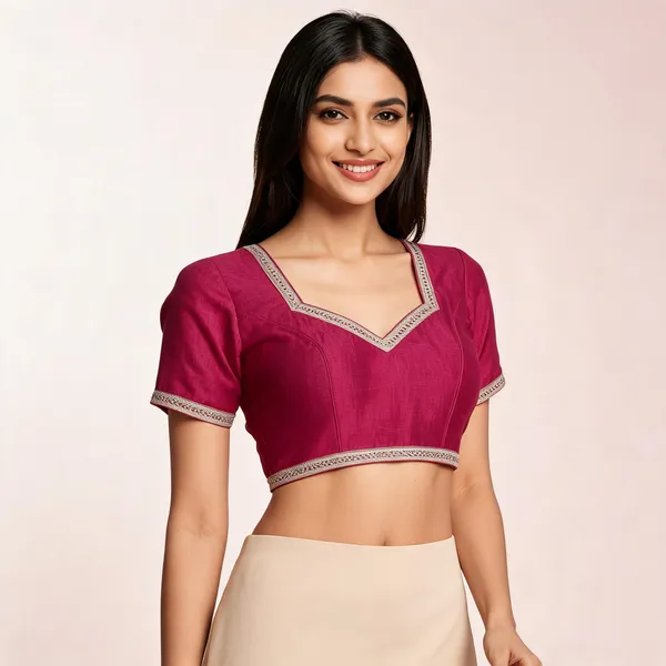 Pink_Silk_Blouse_For_Women