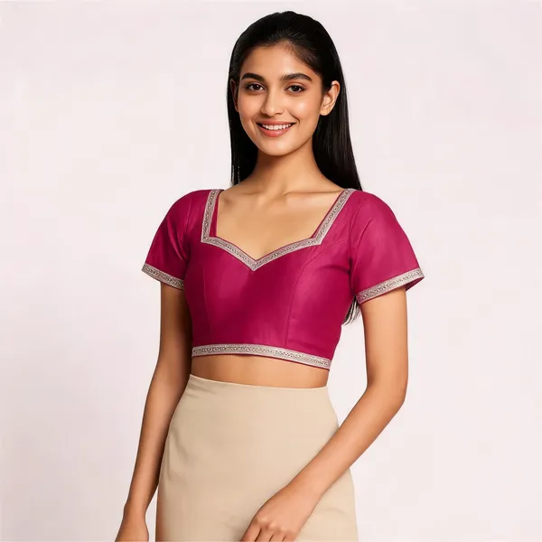 Pink_Silk_Blouse_For_Women