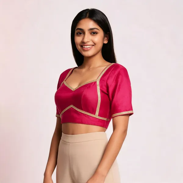 Pink_Silk_Blouse_For_Women