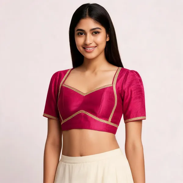 Pink_Silk_Blouse_For_Women