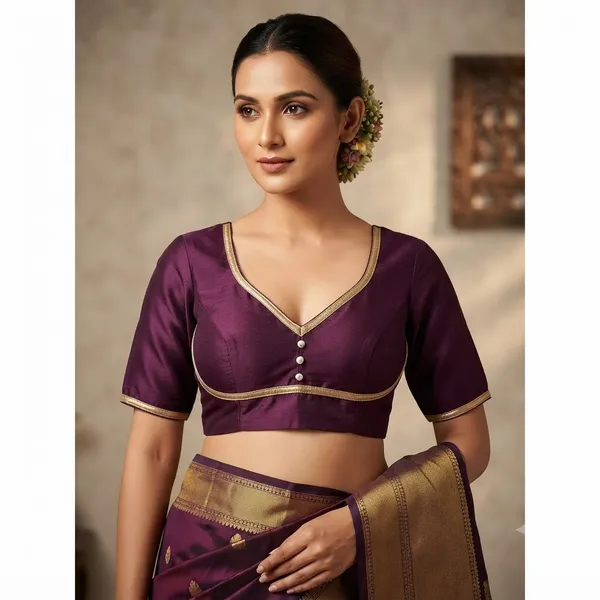 Purple_Silk_Blouse_For_Women