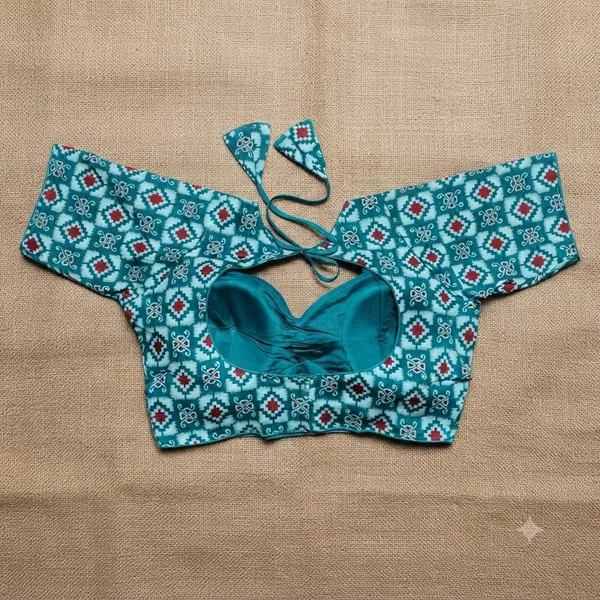 Flagged_cotton_Blouse_For_Women