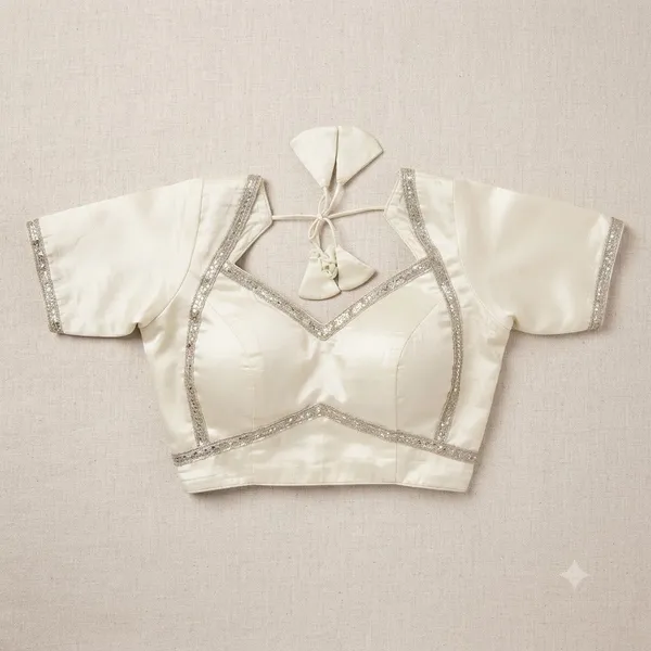 off_White_Silk_Blouse_For_Women