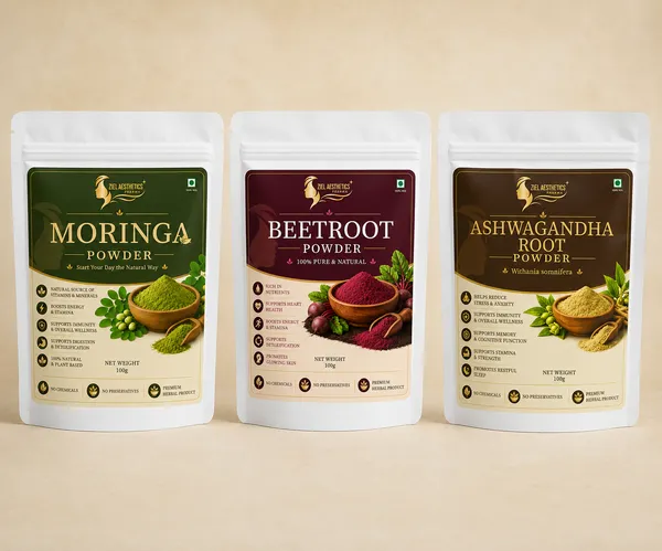 Ziel_Aesthetics_Pharma_Pure_Moringa_Leaf,_Beetroot_And_Root_Powder_Pack_Of_3