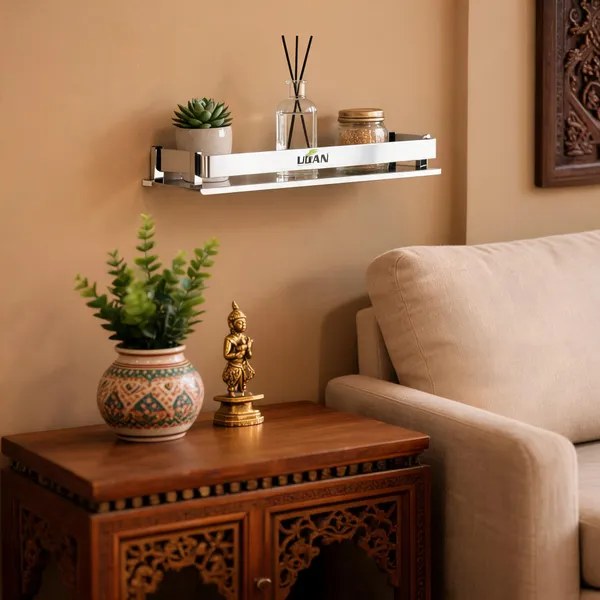 UDAN_Multi-Purpose_Wall_Shelf_SS_202_|_Chrome_Finish_Rectangular_Rack_for_Bathroom,_Kitchen_&_Home