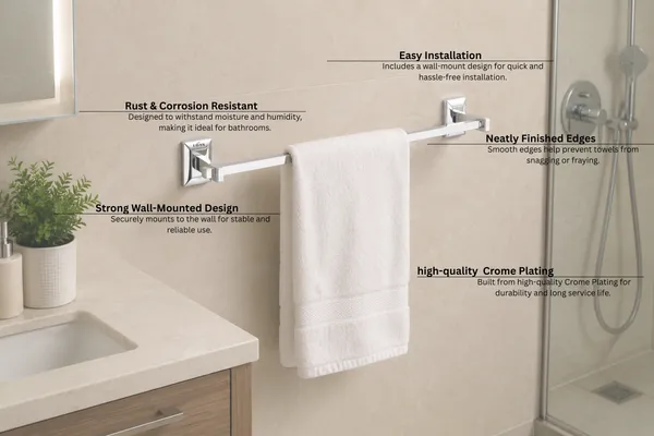 UDAN_Single_Towel_Rod_SS_202_|_Wall_Mounted_Stainless_Steel_Chrome_Finish_Bathroom_Towel_Bar