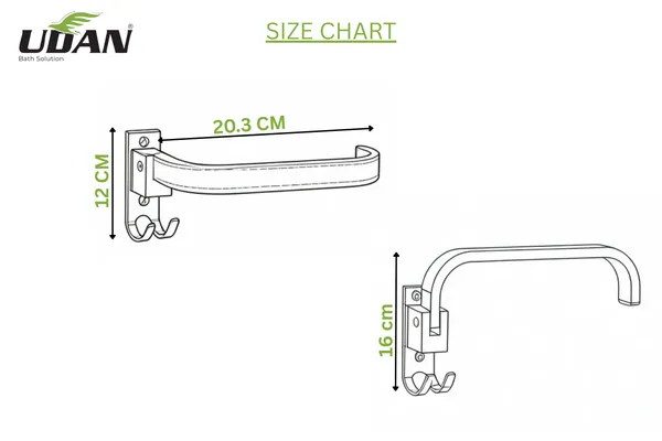 UDAN_Folding_Napkin_Ring_SS_202_|_Foldable_Chrome_Towel_Holder_with_Hooks_for_Bathroom_Wall_Mount