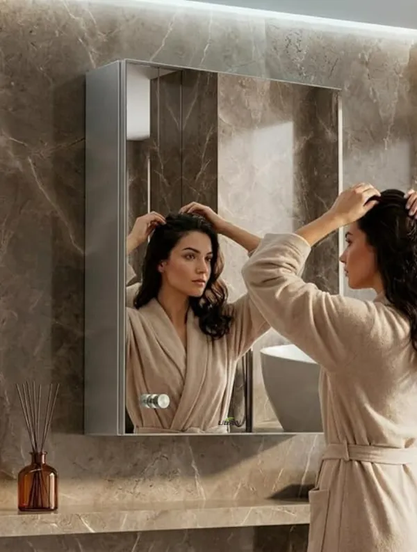 UDAN_Premium_Stainless_Steel_Bathroom_Mirror_Cabinet_|_Wall_Mounted_Mirror_Storage_Cabinet_with_Shelves_|_Rust-Proof_&_Water_Resistant_|_30_x_45.5_x_12.5_cm