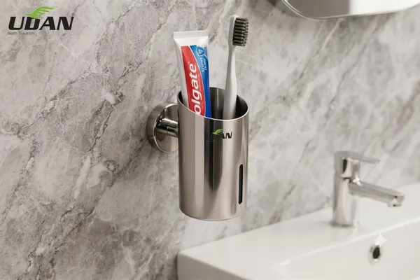 UDAN_Wall_Mounted_Tumbler_Holder_SS_202_|_Stainless_Steel_Toothbrush_&_Toothpaste_Holder_for_Bathroom