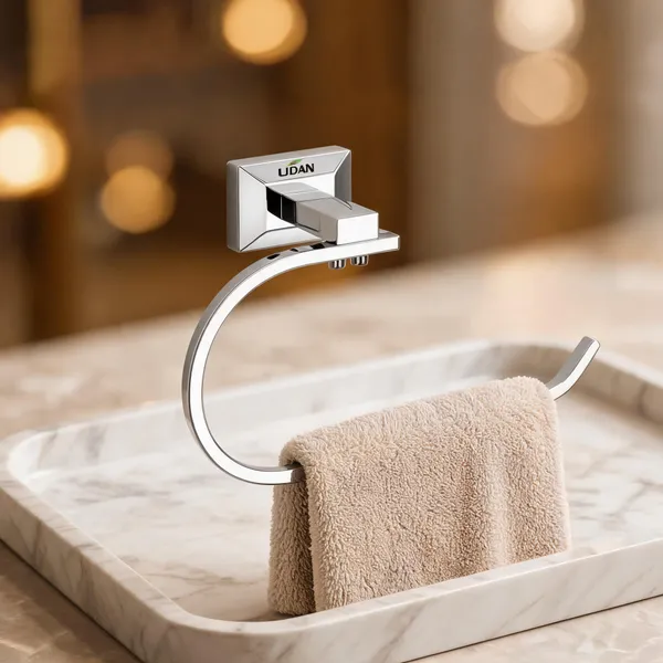 UDAN_Stainless_Steel_202_Napkin_Ring_Holder_|_Wall_Mounted_Chrome_Finish_Towel_Ring_for_Bathroom_&_Kitchen