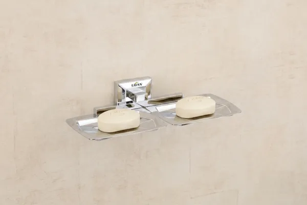 UDAN_Double_Soap_Dish_SS_202_|_Wall_Mounted_Chrome_Finish_Side-by-Side_Soap_Holder_for_Bathroom