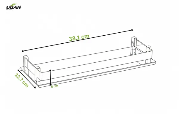 UDAN_Multi-Purpose_Wall_Shelf_SS_202_|_Chrome_Finish_Rectangular_Rack_for_Bathroom,_Kitchen_&_Home