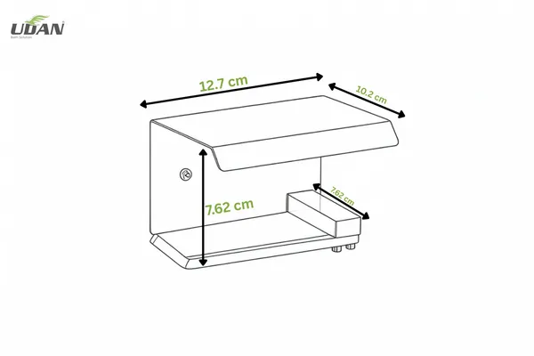 UDAN_SS_202_Stainless_Steel_Toilet_Paper_Holder_with_Mobile_Phone_Shelf_|_Wall_Mounted_Tissue_Roll_Holder_with_Storage_Shelf_|_Rust-Proof_Bathroom_Accessory