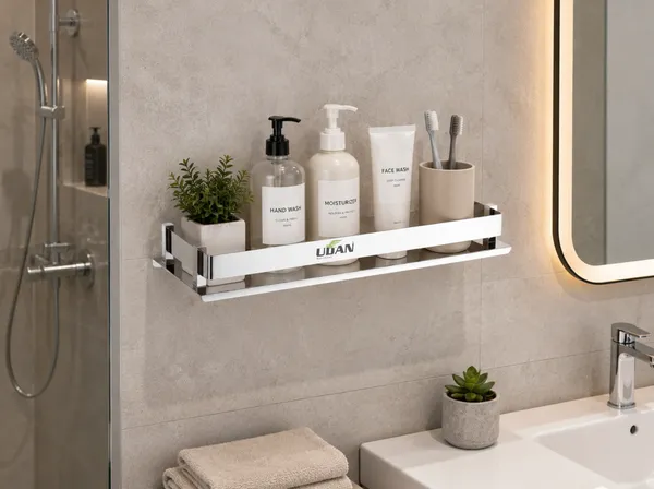 UDAN_Multi-Purpose_Wall_Shelf_SS_202_|_Chrome_Finish_Rectangular_Rack_for_Bathroom,_Kitchen_&_Home