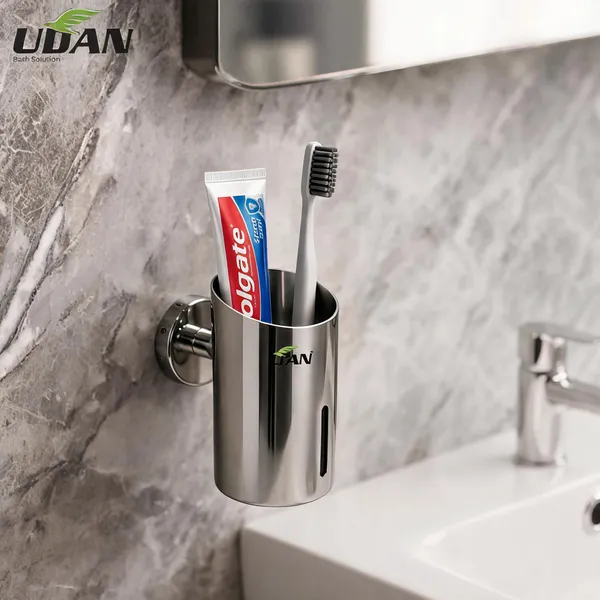 UDAN_Wall_Mounted_Tumbler_Holder_SS_202_|_Stainless_Steel_Toothbrush_&_Toothpaste_Holder_for_Bathroom