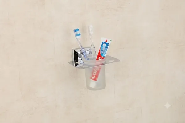 UDAN_Wall_Mounted_Tumbler_Holder_SS_202_|_Stainless_Steel_Toothbrush_&_Toothpaste_Holder_for_Bathroom