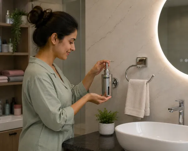 UDAN_2_Pcs_Premium_Wash_Basin_Accessories_Combo_-Napking_Ring_And_Liquid_Dispenser_