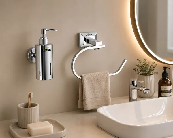 UDAN_2_Pcs_Premium_Wash_Basin_Accessories_Combo_-Napking_Ring_And_Liquid_Dispenser_