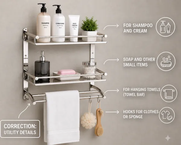 UDAN_2-Piece_Stainless_Steel_Bathroom_Accessories_Set_–_Wall_Mounted_Shelf_&_Liquid_Dispenser_