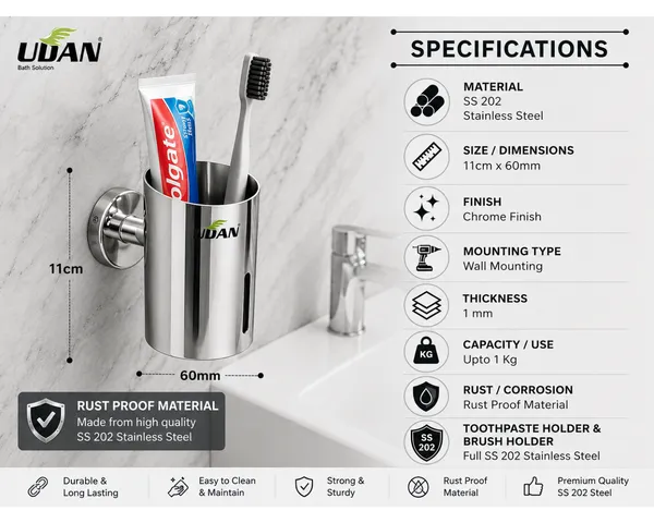 Udan_Wash_Basin_3-Piece_Accessories_Combo_Tumbler,_Soap_Dispenser_&_Towel_Ring_