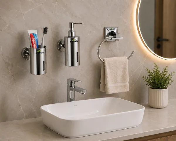Udan_Wash_Basin_3-Piece_Accessories_Combo_Tumbler,_Soap_Dispenser_&_Towel_Ring_