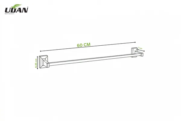 UDAN_Single_Towel_Rod_SS_202_|_Wall_Mounted_Stainless_Steel_Chrome_Finish_Bathroom_Towel_Bar