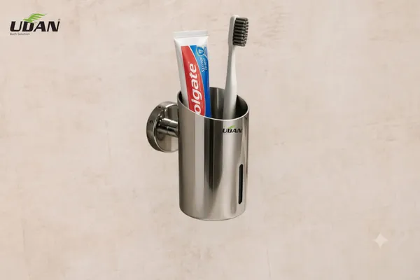 UDAN_Wall_Mounted_Tumbler_Holder_SS_202_|_Stainless_Steel_Toothbrush_&_Toothpaste_Holder_for_Bathroom