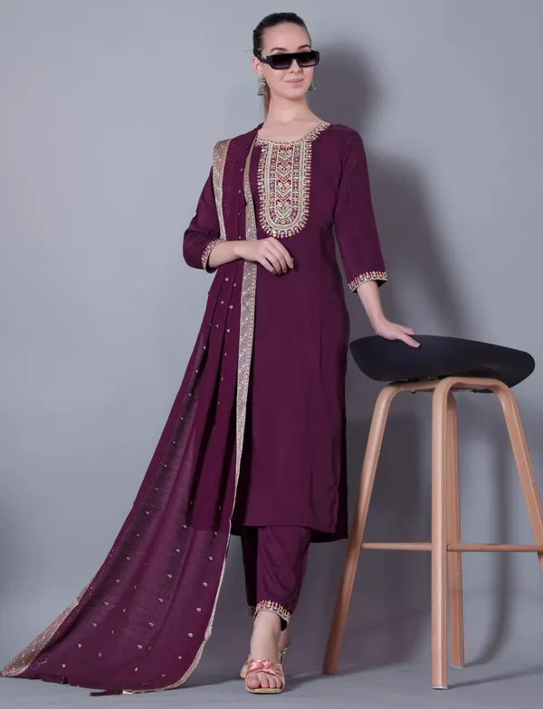 Women_Embroidered_Straight_Kurta_With_Pants_&_Dupatta
