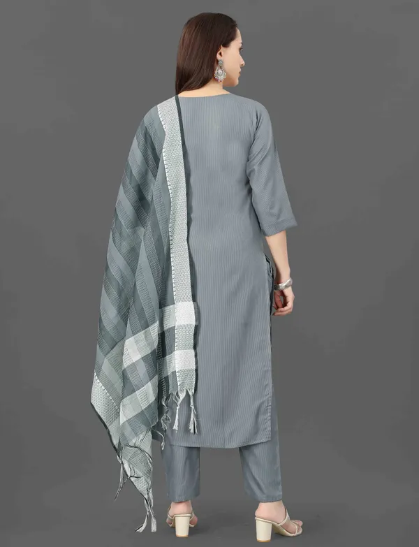 New_Embroidery_A-Line_Kurti_With_Dupatta_And_Bottom_Ware