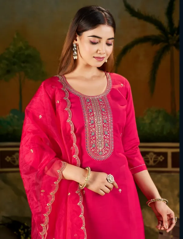 New_Collection_2026_Women_Embroidered_Straight_Kurta_With_Pants_&_Dupatta