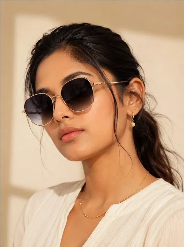Duvane_Women_Golden_Sunglasses