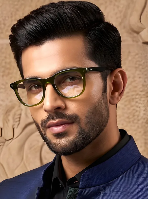 Men_Transparent_Olive_Green_Optical_Frame