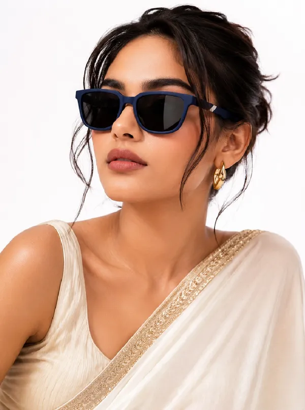 Unisex_Blue_Full-Rim_Square_Sunglasses
