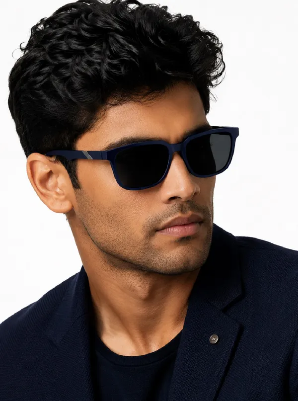 Unisex_Blue_Full-Rim_Square_Sunglasses