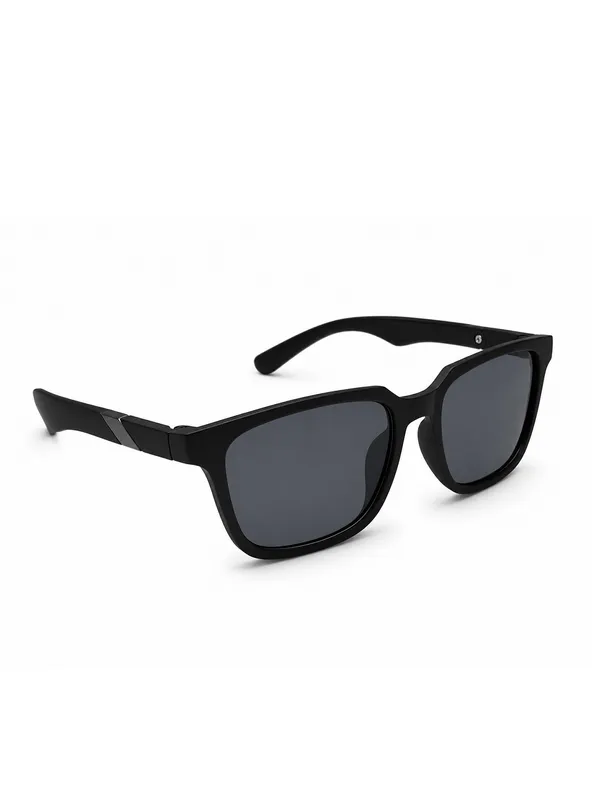 Unisex_Black_Full-Rim_Square_Sunglasses