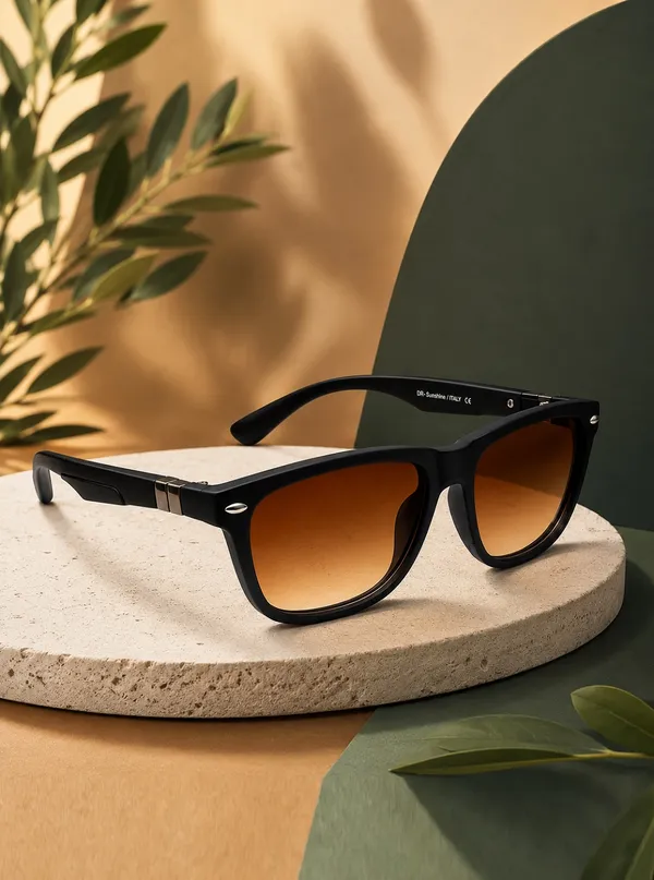 Women_Brown_Square_Sunglasses_with_Smoke_Grey_Lenses