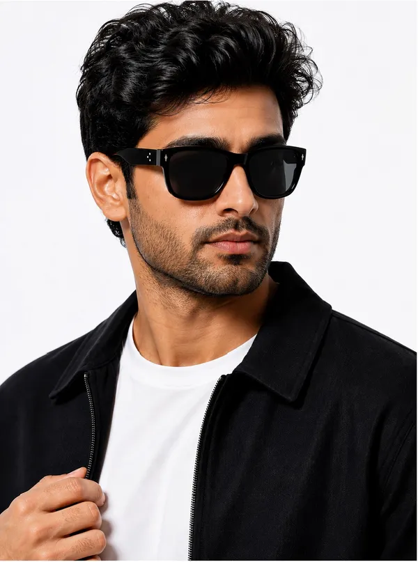 Premium_Black_Full-Rim_Square_Sunglasses
