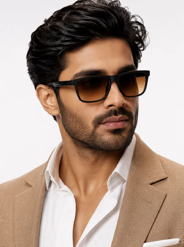 Lume_Unisex_Brown_Sunglasses
