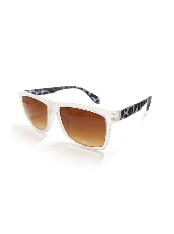 Women_Frosted_White_Rectangular_Sunglasses