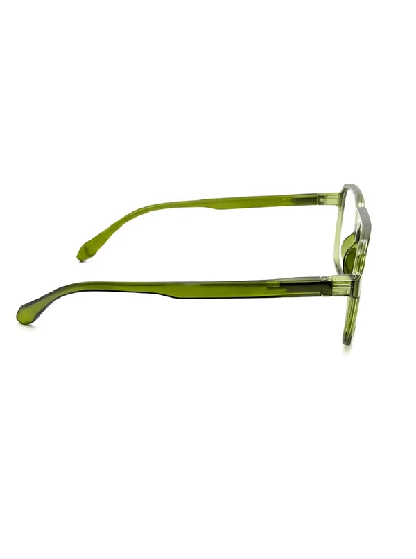 Women_Olive_Green_Geometric_Full_Frame_Eyeglasses
