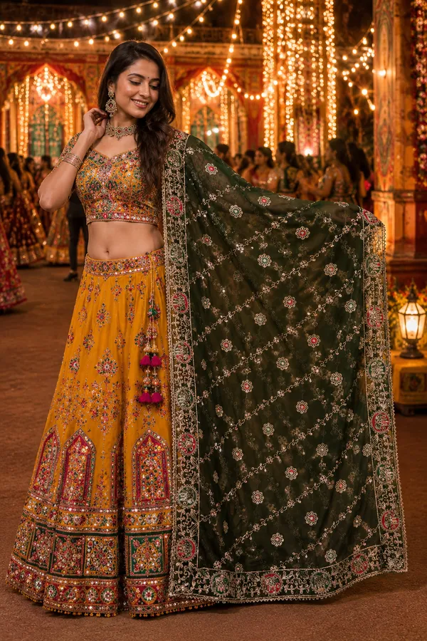Women’-s-Georgette-Embroidered-Dupatta--LIGHT-BOTTLE-GREEN