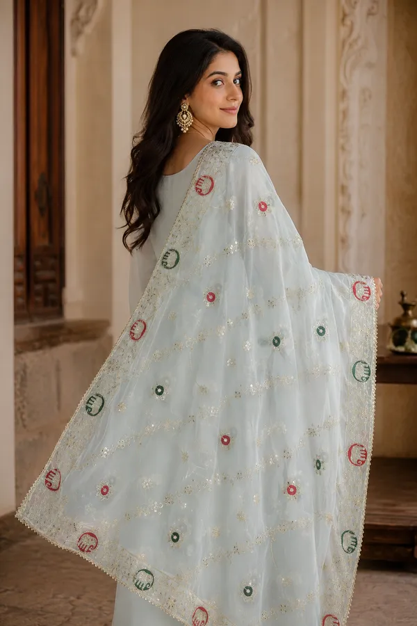 Women’s-Georgette-Embroidered-Dupatta-–-WHITE