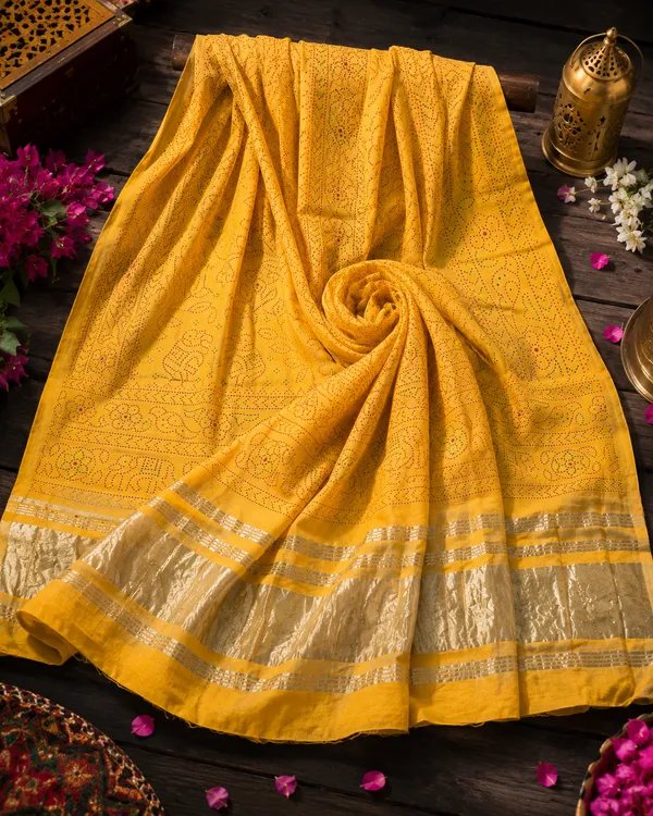 Sunshine_Yellow_Lagdi_Patta_Chanderi_Dupatta__Mustard_Yellow