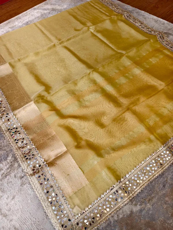 Golden_Tissue_Silk_Mirror_Work_Banarasi_Saree_For_Women