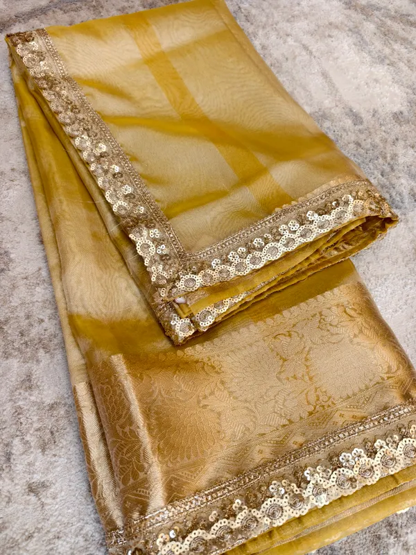 Golden_Tissue_Silk_Floral_Woven_Saree_For_Women