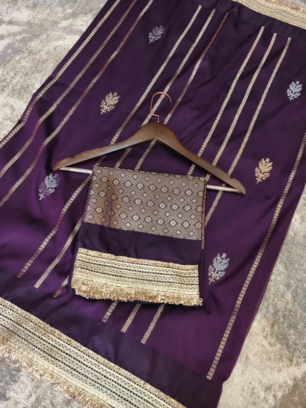 Purple_Soft_Silk_Banarasi_Metallic_Stripe_Saree_For_Women