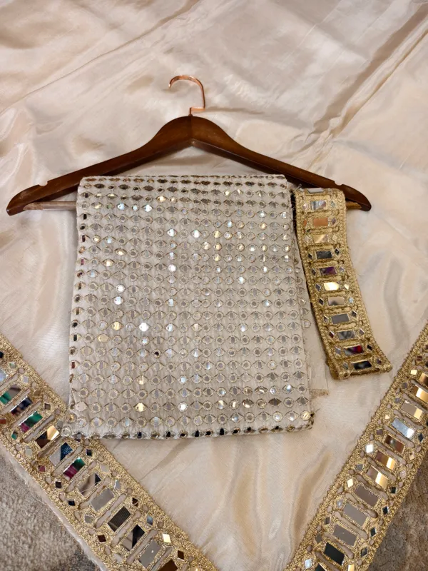 White_Shimmery_Tissue_Mirror_Work_Sequin_Saree_For_Women
