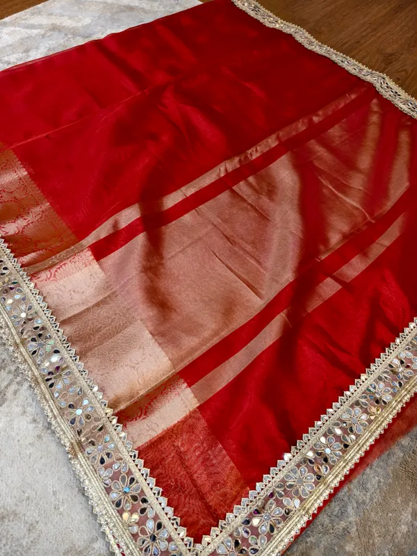 Red_Tissue_Silk_Mirror_Work_Banarasi_Saree_For_Women